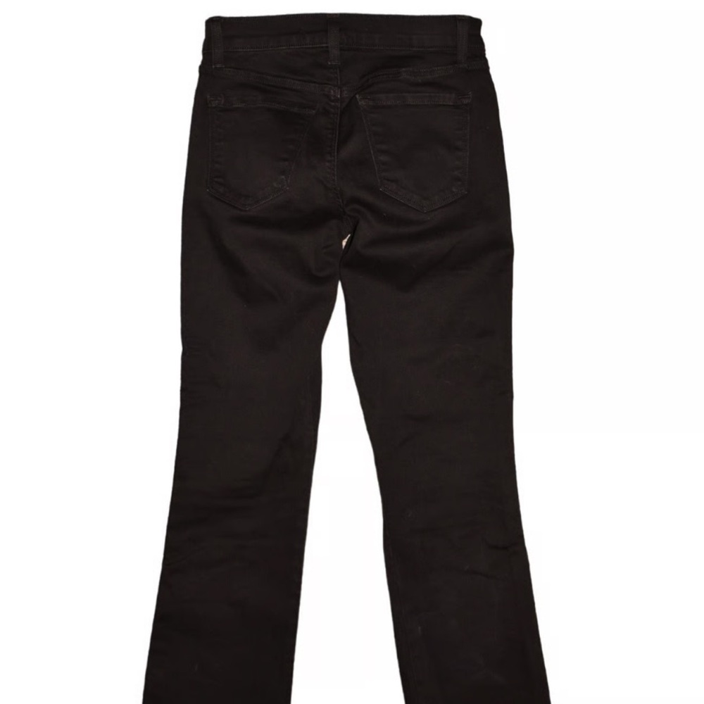 NWT JBrand Black Selena mid rise crop bootcut jeans. Size 25